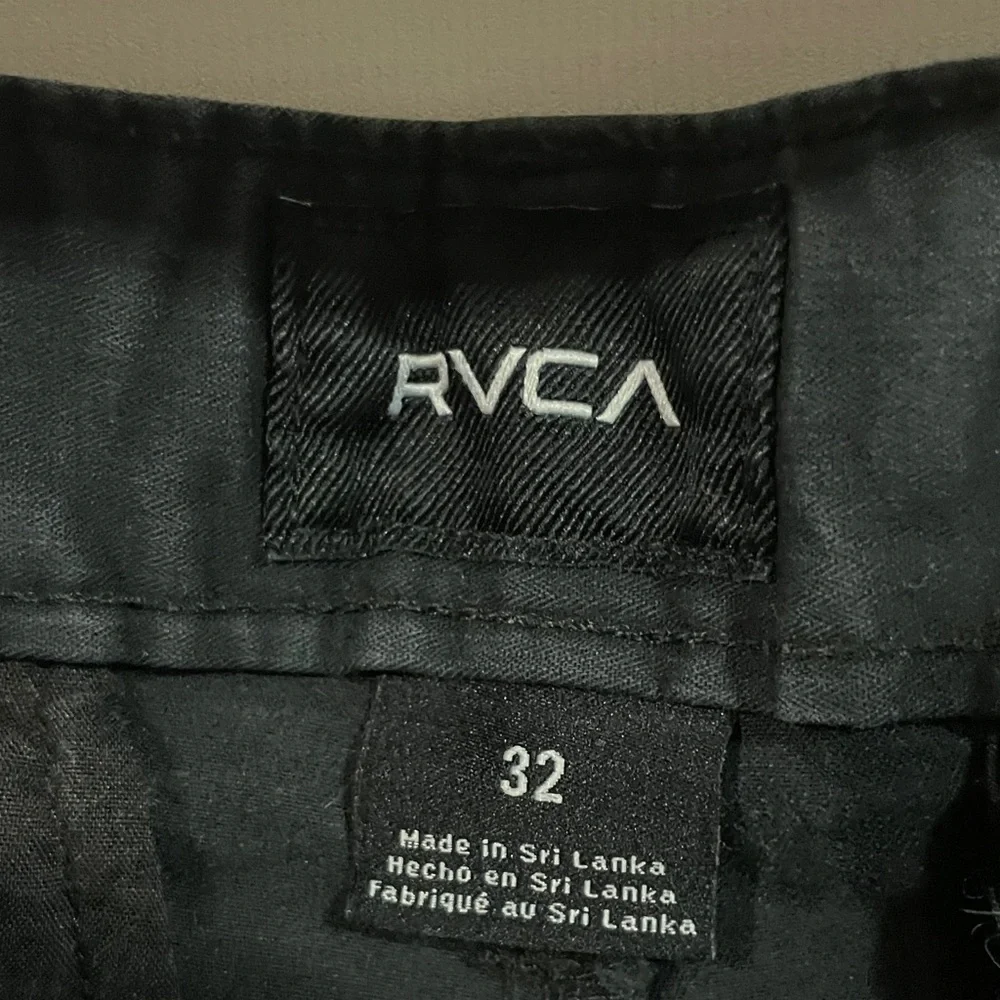 RVCA daggers Black Casual Pants - Picture 2 of 4
